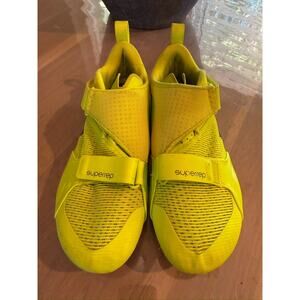 Nike SuperRep Cycle Indoor Spin Shoes | Bright Volt Yellow | Size US 8